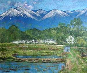 山麓の春