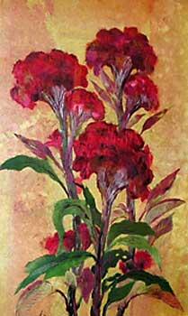 鶏頭の花