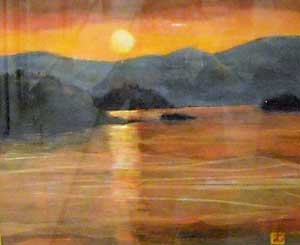 瀬戸の夕景