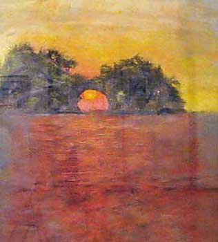 夕日