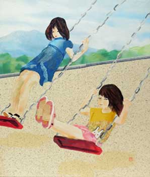 風をきって