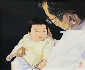 抱っこ・生後15日