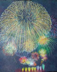 夜空を彩る
