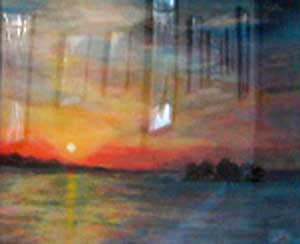 宍道湖夕景