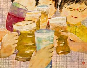 幸せに乾杯