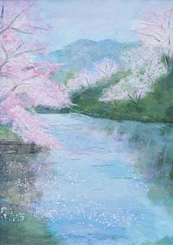 水面の春