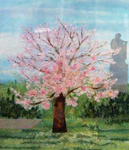桜と日蓮様