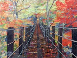 汐見滝吊り橋
