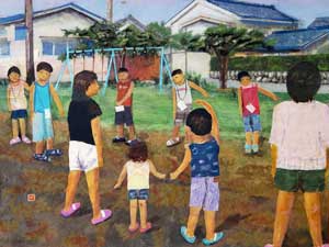 夏休みの朝