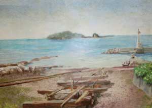 紀南の海辺
