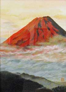 赤富士