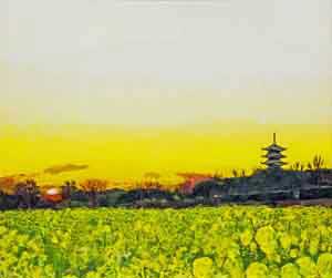 黄昏の吉備路