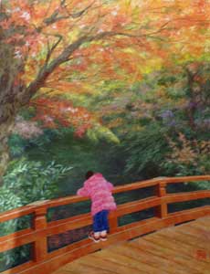 紅葉の境内