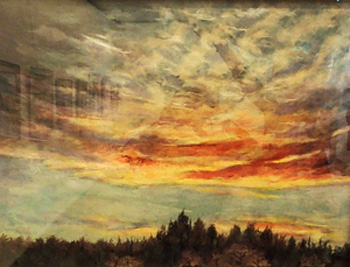 夕焼雲