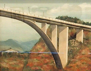 渓谷の橋