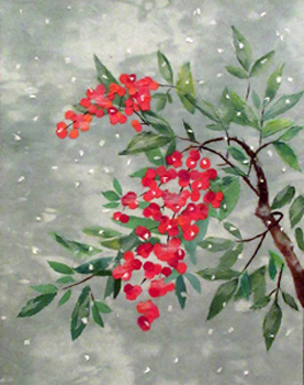 雪南天