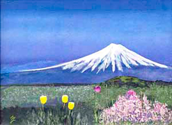 早春の富士