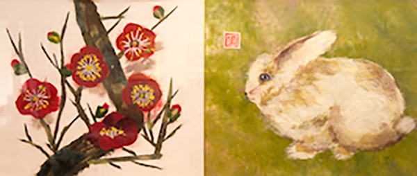 うさぎの花見