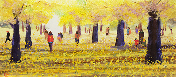 公園の秋