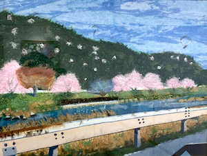 白木街道の春
