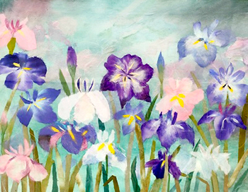 よい便り（花しょうぶ）