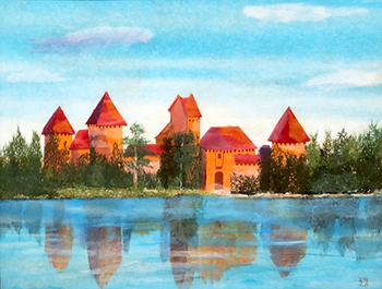 トラカイ城（リトアニア）