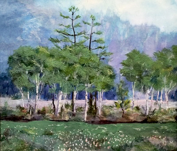 高原の朝（尾瀬）