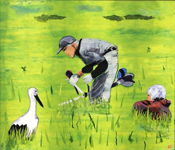 父と母とこうのとり