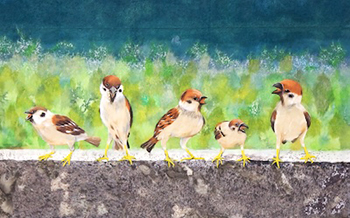 夫（つま）の慈しんだ鳥