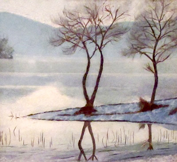 冬の湖