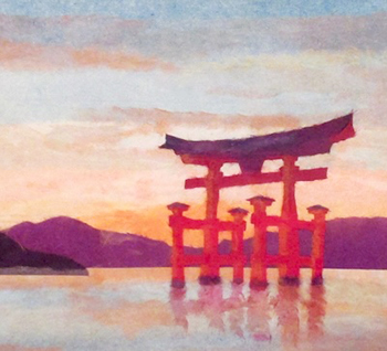 宮島（習作）