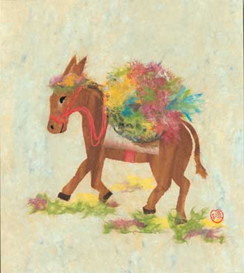 和紙ちぎり絵のがんぴ舎